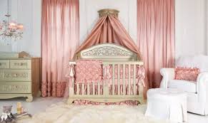 rose gold crib bedding set