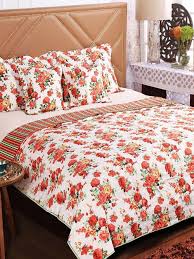 Premium Cotton Fl Comforter Set