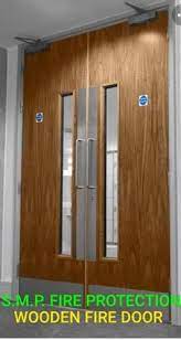 Fire Rated Wooden Door Laminated And