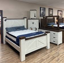 Farmhouse beds and bed frames. Silo Farmhouse Bedroom Set Rustic Furniture Depot