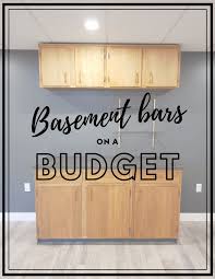 basement bar ideas on a budget the