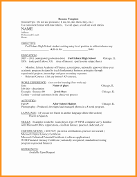 10 Resume Education Format High School Resume Samples