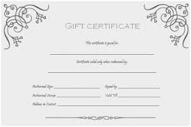 Free Spa Gift Certificate Template Printable New Custom T