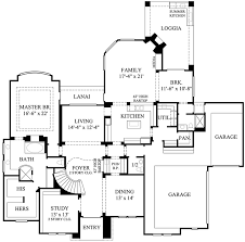 Luxury Home Plan With Central Spiral