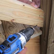 How to attach an deck stairs handrail to stair post. How To Build A Deck Wood Stairs And Stair Railings
