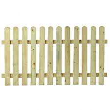 rounded top picket fencing premium