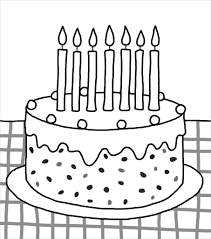 BỘ] tranh tô màu bánh sinh nhật cho bé yêu thỏa sức sáng tạo