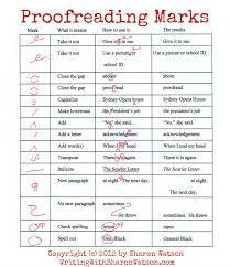 Proofreading Marks Worksheet Answers Pdf Middle School Chart