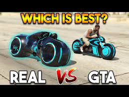 gta 5 ro vs real tron bike