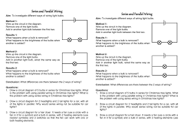 Connecting lighting points in parallel. Series And Parallel Wiring