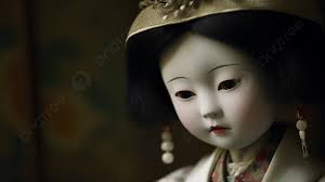 asian style doll dressed in a