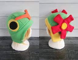 Caterpillar or Blossom Fleece Hat Ready to Ship Halloween - Etsy