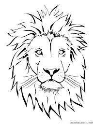 Unfortunately, they cannot touch it because the lion is a carnivore creature. Lion Outline Coloring Pages Lion Vectors Photos And Psd Printable Coloring4free Coloring4free Com