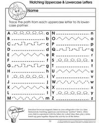 Looking for games to help your children recognise uppercase and lowercase letters? Matching Uppercase Lowercase Letters Pre Worksheet Jumpstart