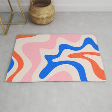 retro liquid swirl abstract pattern
