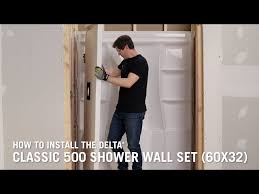The Delta Classic 500 Shower Wall Set