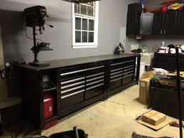 Top picks related reviews newsletter. Tool Box Workbench With Steel Top Homemade Black Shop Tool Boxes Boxes From Home Depot 1 4 Garage Workshop Layout Garage Storage Diy Garage Storage Cabinets