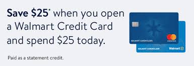 Nov 22, 2019 · let's say you bought laundry detergent for $5 at walmart, but at the same time target had a sale on. Walmart Spend 25 Get 25 When You Open A Walmart Credit Card Today Milled