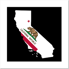 California Map Flag California