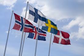 flags in scandinavia
