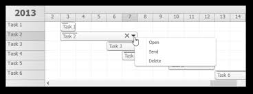 How To Add Context Menu In Gantt Chart Stack Overflow
