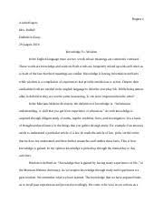 How to Write an Essay Introduction for Honor definition essay 