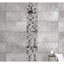 Matt Grey Bathroom Wall Tiles