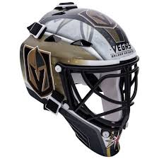 The vegas golden knights are a professional ice hockey team based in the las vegas metropolitan area. Vegas Golden Knights Franklin Mini Goalie Mask