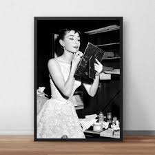Audrey Hepburn Makeup Poster Audrey
