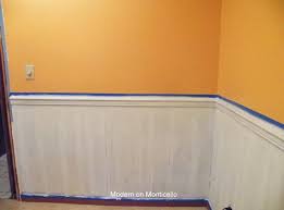 Painted Wood Paneling