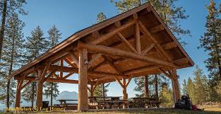 30x40 meadowlark log pavilion