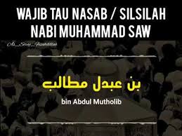 Silsilah nabi muhammad saw 1. Wajib Tau Nasab Silsilah Nabi Muhammad Saw Youtube