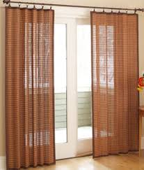 Banded Bamboo Panel Country Curtains