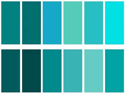 Teal Color Chart Paint Samples Explore All Colors Colour