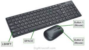 Education edition, a keyboard and mouse. Game Controls In Minecraft