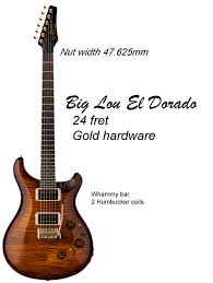 Big Lou Wide Nut Electric Guitars Wide Neck Guitars For