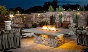 outdoor fire pits gas wood burning
