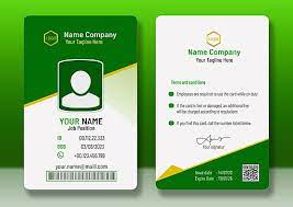id card templates psd design for free