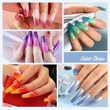 color changing gel nail polish kit with