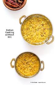 without oil oil free dal tadka recipe