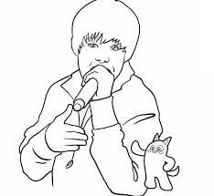 All coloring pages found here are believed to be in the public domain. Coloring Pages Justin Bieber Picture 3