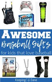 baseball gifts for kids who love