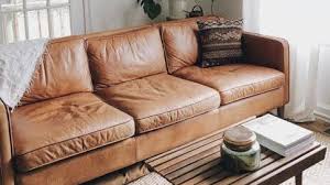 west elm hamilton leather sofa 3 seater