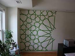 painters tape wall