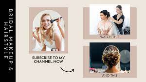 bridal make up and hairstyle video for