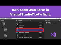 web form in visual studio 2022