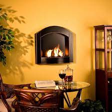 small wall mounted gas fireplaces