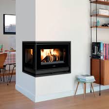 Double Sided Fireplace Insert NÉo 67