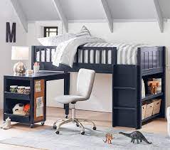 camp storage low loft bed pottery
