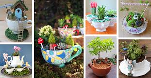 You can create a miniature garden using plants that have been created to be dwarfs genetically, or young plants. 50 Best Teacup Mini Garden Ideas And Designs For 2021